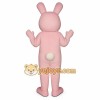 Pink Bunny Mascot Costume Pink Bunny Mascot Costume