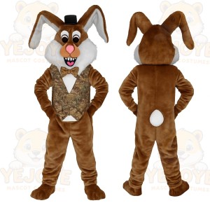Brown Rabbit Mascot Costume