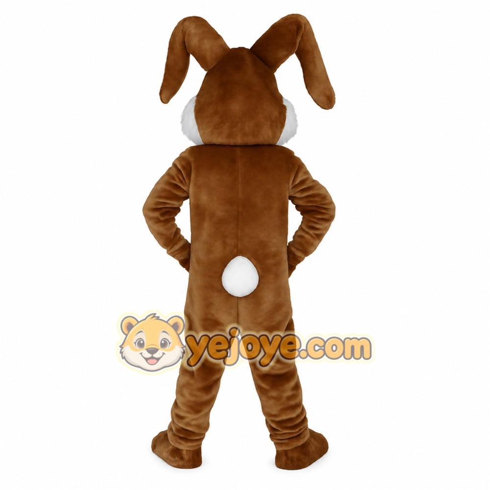 Brown Rabbit Mascot Costume Brown Rabbit Mascot Costume
