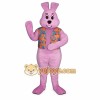 Pink Rabbit Mascot Costume Pink Rabbit Mascot Costume