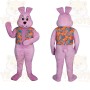 Pink Rabbit Mascot Costume