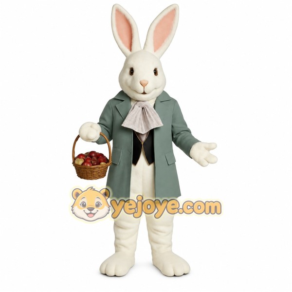 White Rabbit Mascot Costume White Rabbit Mascot Costume
