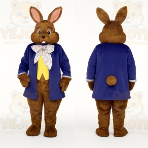 Brown Rabbit Mascot Costume