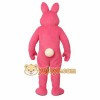 Pink Bunny Mascot Costume