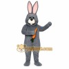 Gray Rabbit Mascot Costume