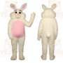White Bunny Mascot Costume
