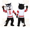 Black Wolf Mascot Costume