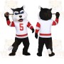 Black Wolf Mascot Costume