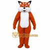 Orange Fox Mascot Costume Orange Fox Mascot Costume