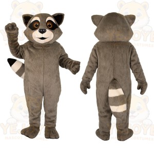 Gray Raccoon Mascot Costume