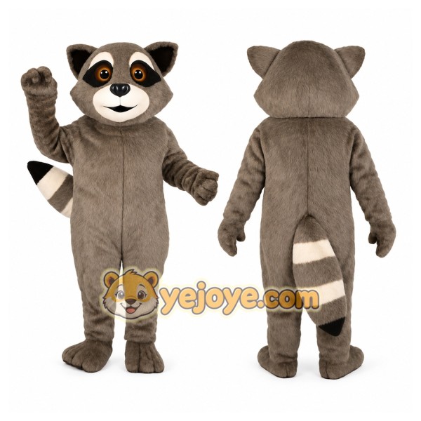 Gray Raccoon Mascot Costume