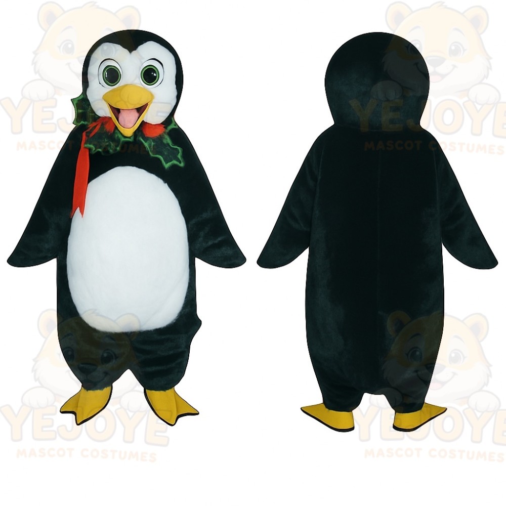 Black Penguin Mascot Costume