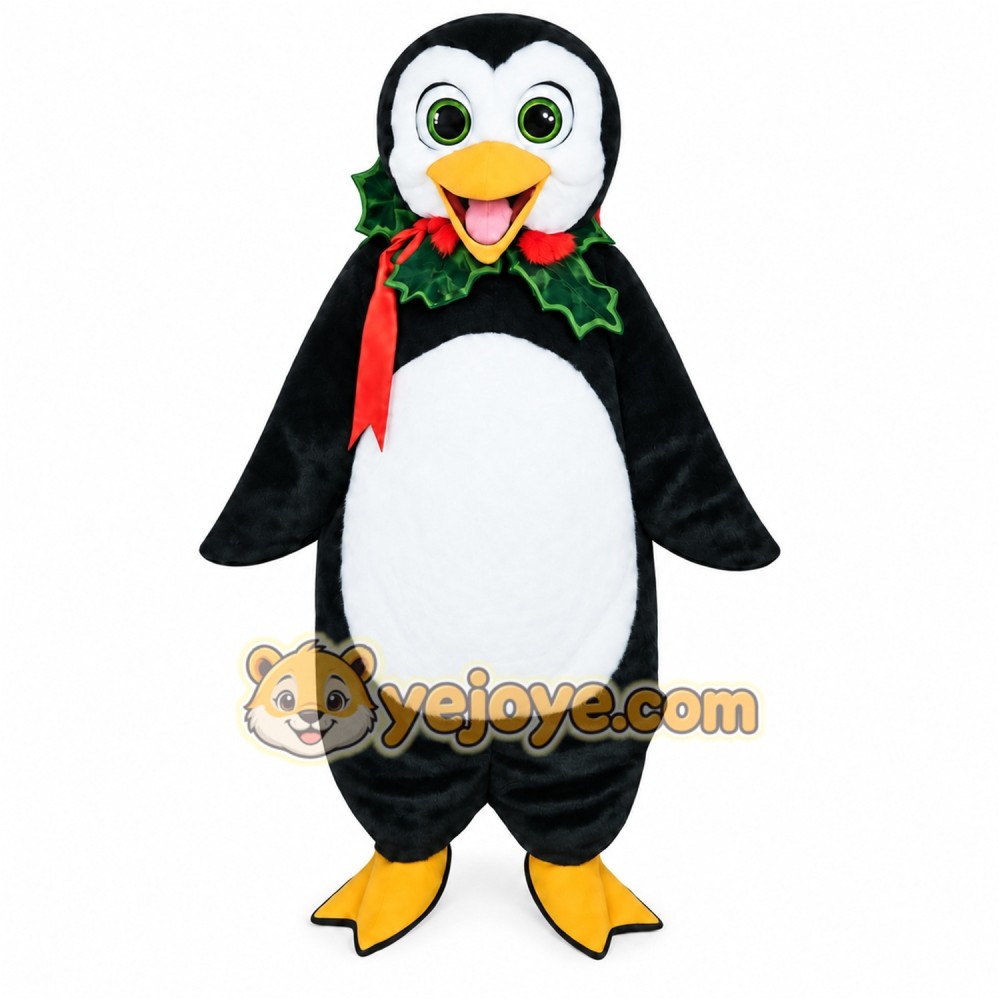 Black Penguin Mascot Costume Black Penguin Mascot Costume