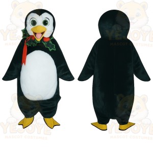 Black Penguin Mascot Costume