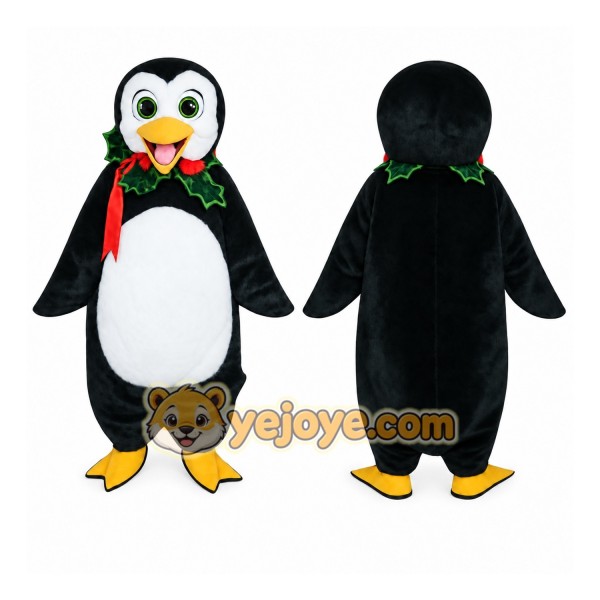 Black Penguin Mascot Costume