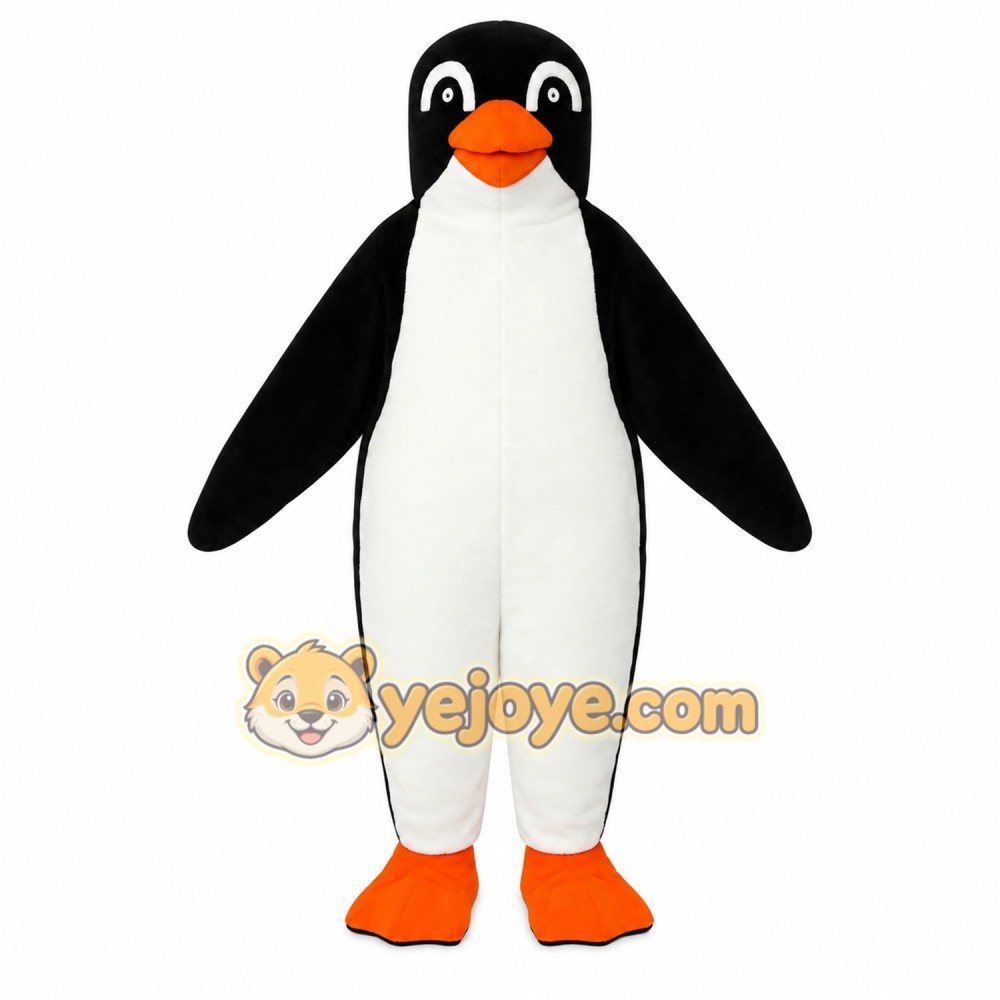 Black Penguin Mascot Costume Black Penguin Mascot Costume