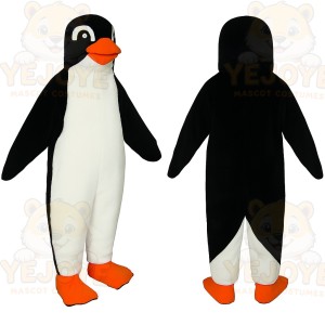 Black Penguin Mascot Costume