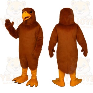 Brown Bird Mascot Costume