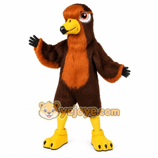 Brown Bird Mascot Costume