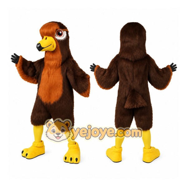 Brown Bird Mascot Costume