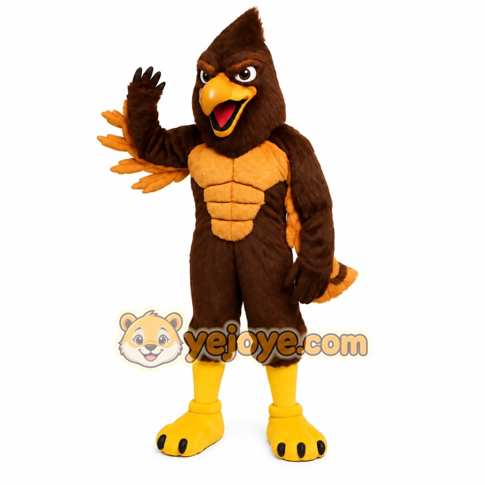 Brown Bird Mascot Costume Brown Bird Mascot Costume