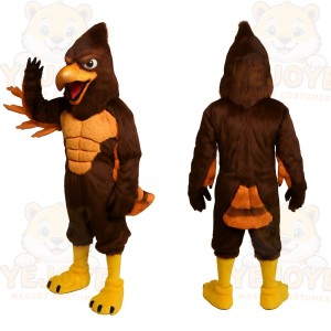 Brown Bird Mascot Costume