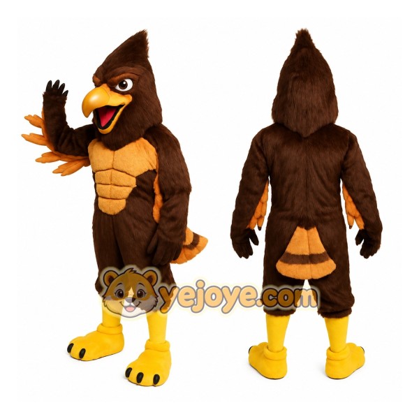 Brown Bird Mascot Costume