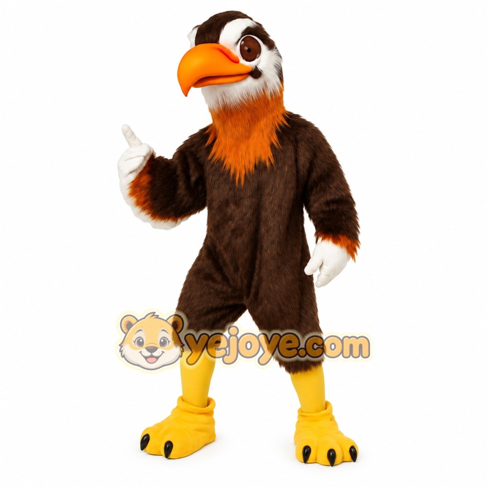 Brown Eagle Mascot Costume Brown Eagle Mascot Costume