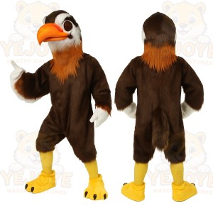 Brown Eagle Mascot Costume