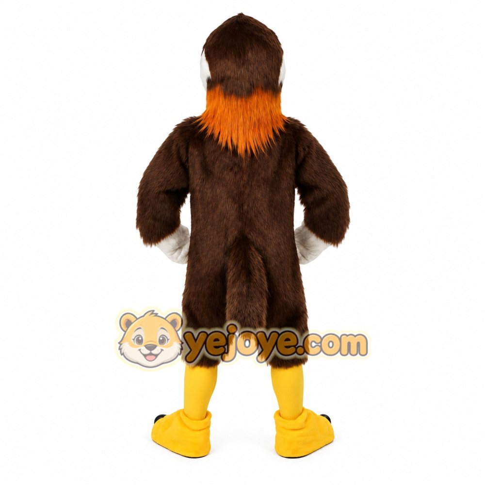 Brown Eagle Mascot Costume Brown Eagle Mascot Costume