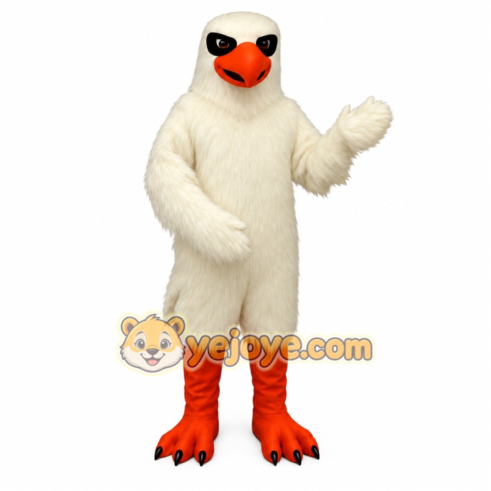 White Bird Mascot Costume White Bird Mascot Costume