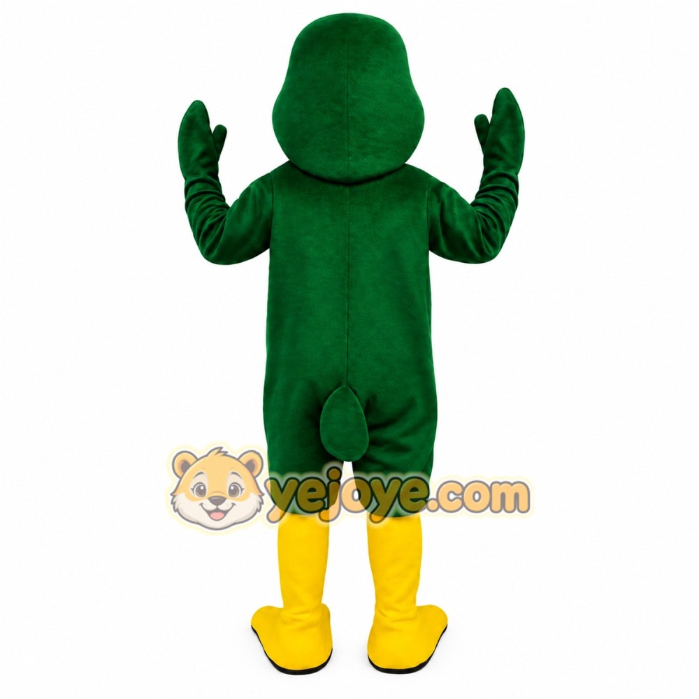 Green Duck Mascot Costume Green Duck Mascot Costume