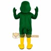 Green Duck Mascot Costume Green Duck Mascot Costume