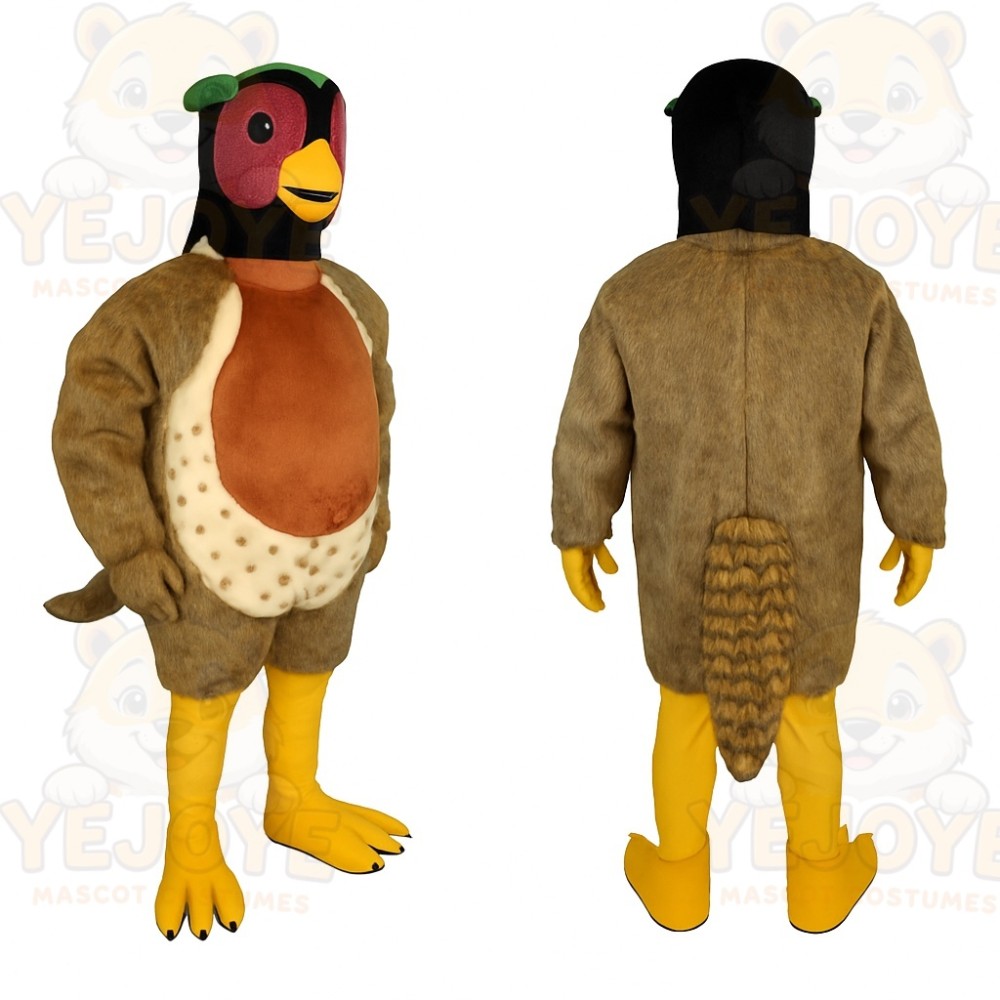 Brown Bird Mascot Costume