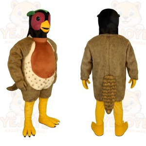 Brown Bird Mascot Costume