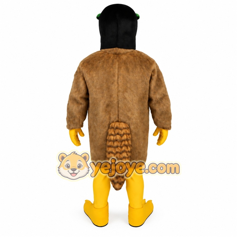 Brown Bird Mascot Costume