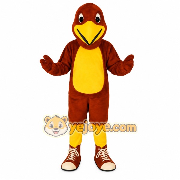 Brown Bird Mascot Costume