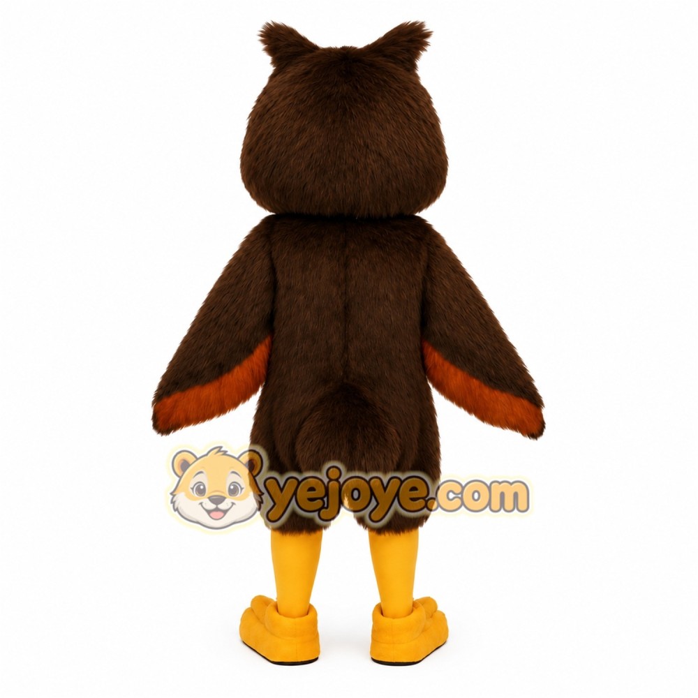 Brown Owl Mascot Costume Brown Owl Mascot Costume