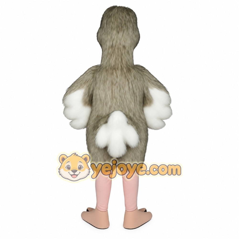 Gray Duck Mascot Costume Gray Duck Mascot Costume