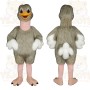 Gray Duck Mascot Costume