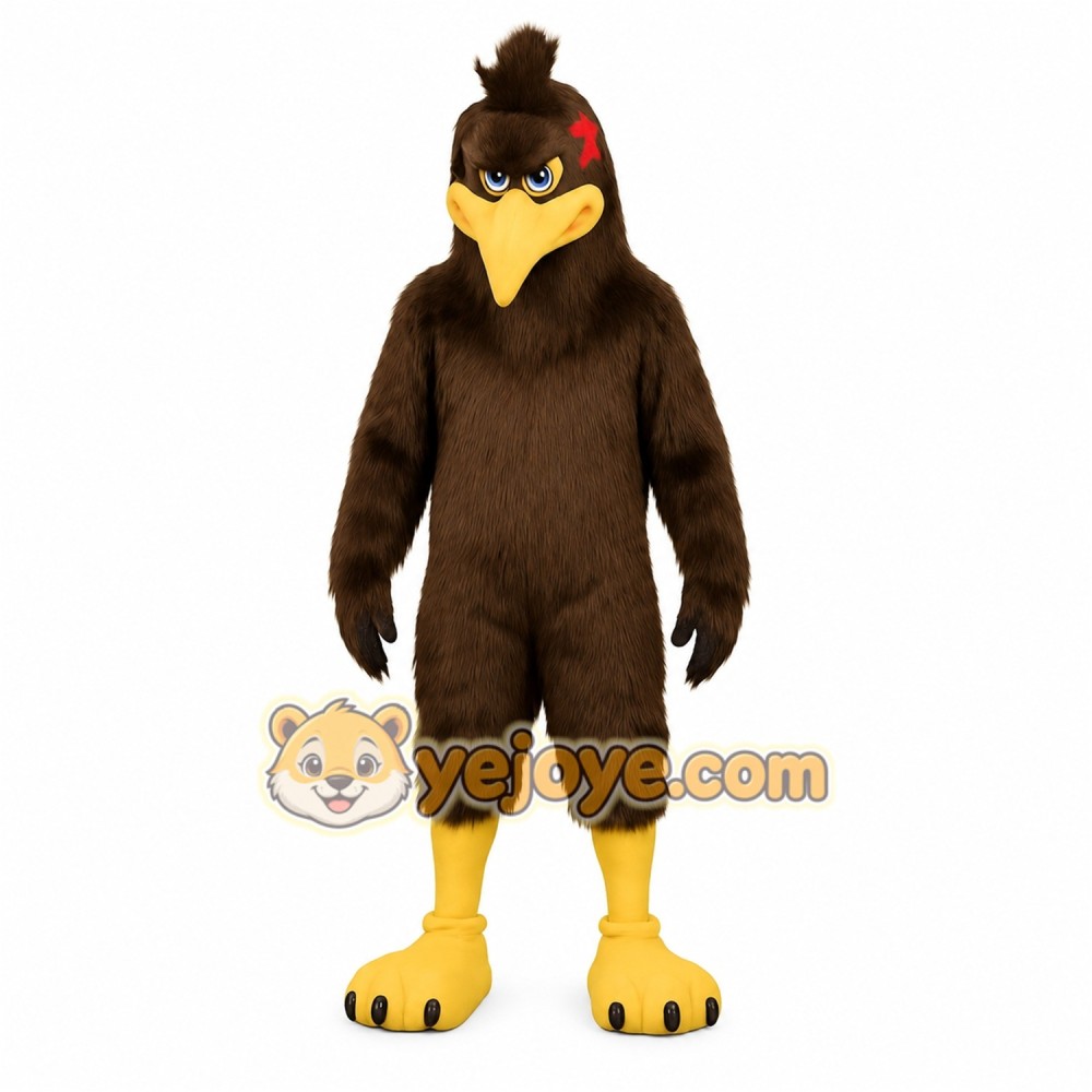 Brown Bird Mascot Costume Brown Bird Mascot Costume