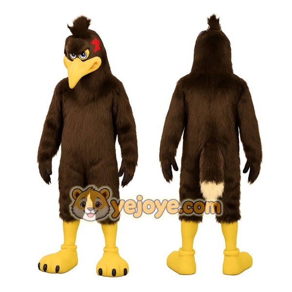 Brown Bird Mascot Costume