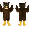 Brown Owl Mascot Costume