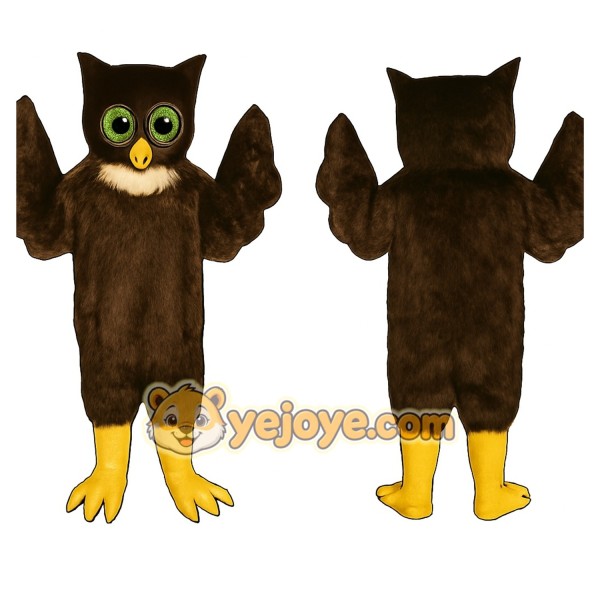 Brown Owl Mascot Costume