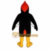 Black and Red Woodpecker Mascot Costume Black and Red Woodpecker Mascot Costume
