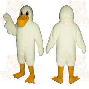 White Duck Mascot Costume