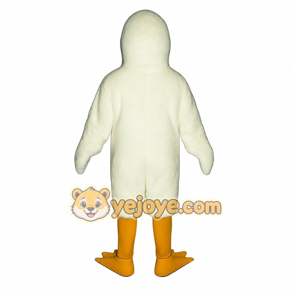 White Duck Mascot Costume White Duck Mascot Costume
