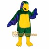 Green Parrot Mascot Costume Green Parrot Mascot Costume
