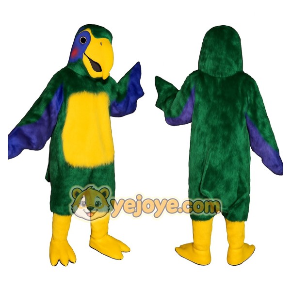 Green Parrot Mascot Costume