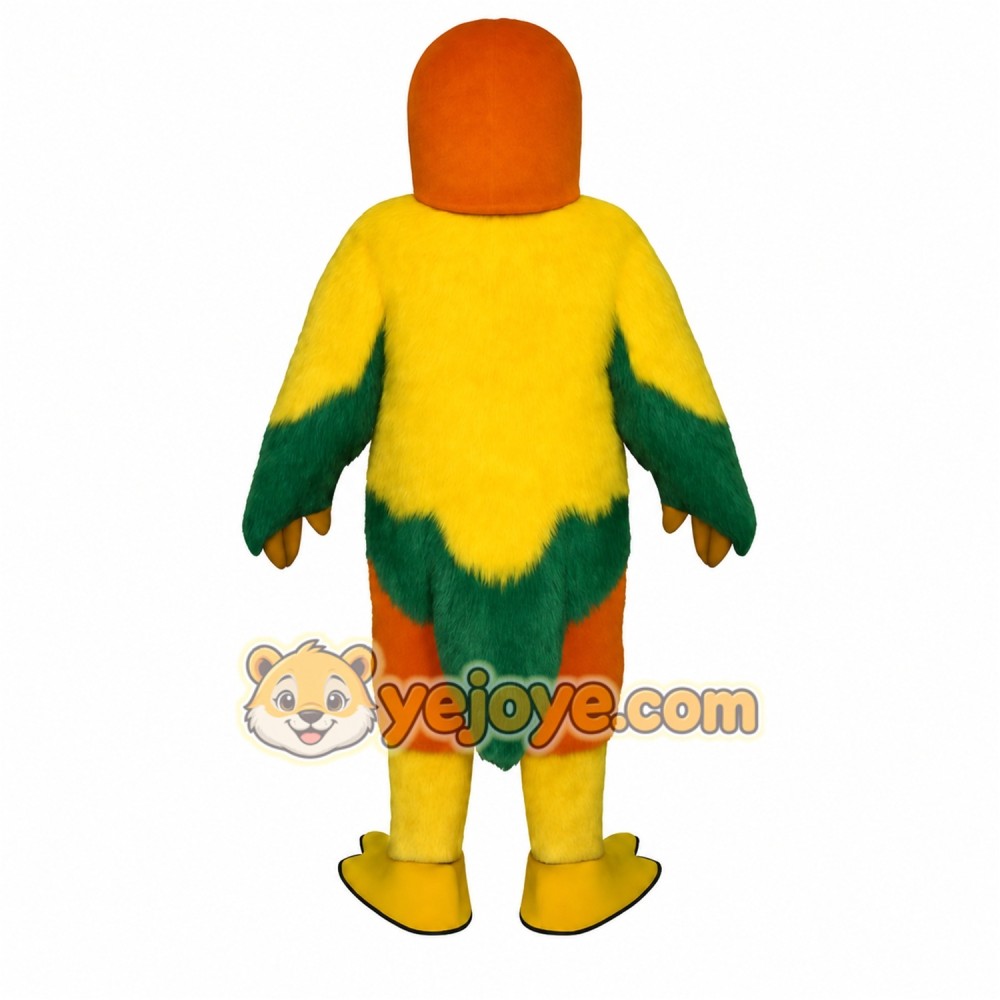 Orange Parrot Mascot Costume Orange Parrot Mascot Costume